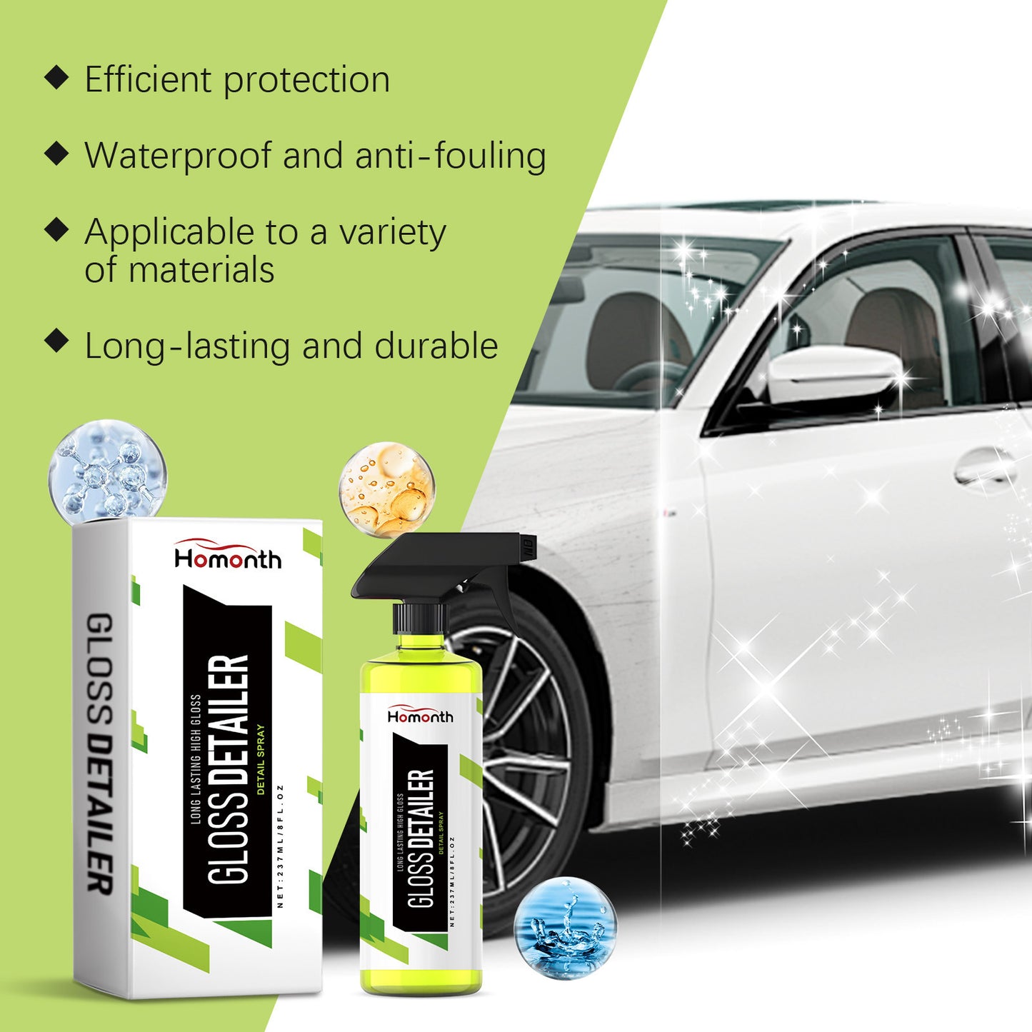 Auto Parts Details Glossy Spray Car Paint