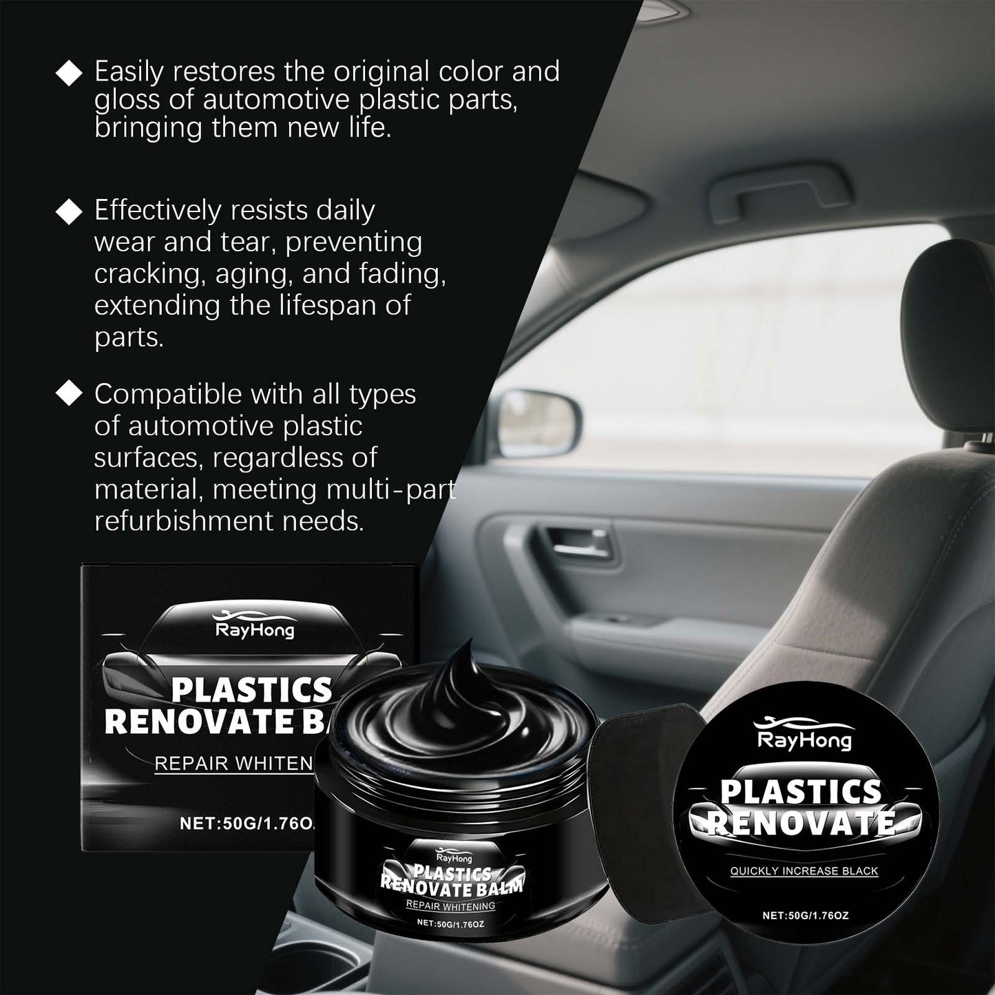 Automotive Plastic Parts Refurbishing Cream