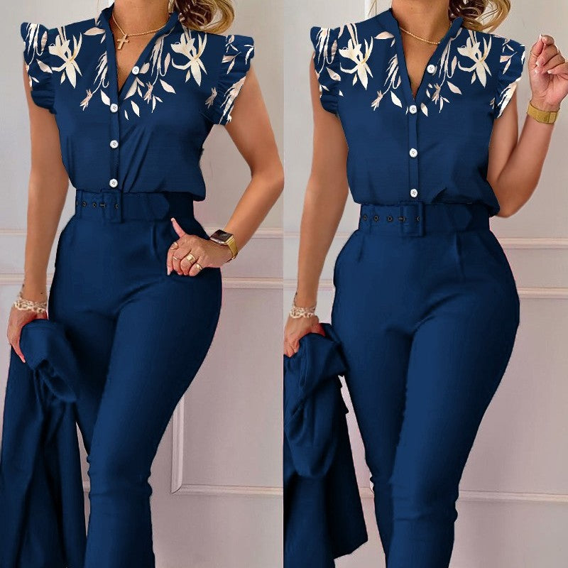 Damen-Set 2-teilig – Freizeit-Top & Hose