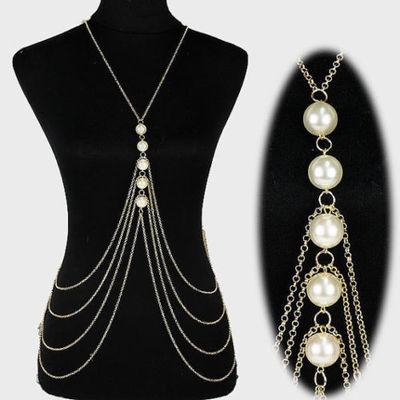 Perlen-Körperketten-Schmuck