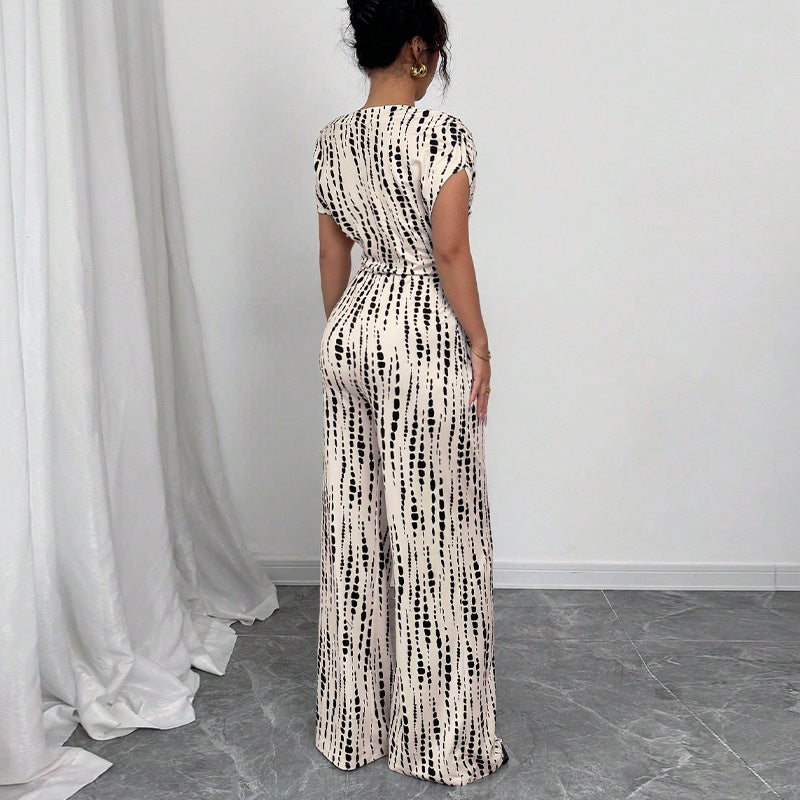 Combinaison Femme – Épaules Obliques & Jambes Larges