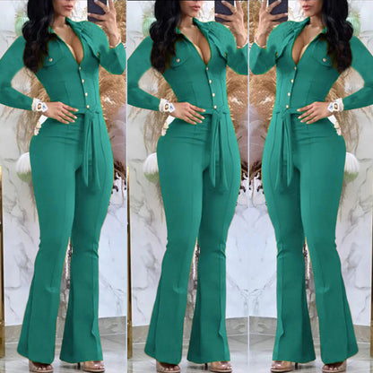 Zweiteiliges Damen-Set – Langarm-Top & Hose