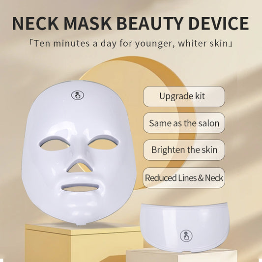Masque de beauté facial LED coloré Appareil de beauté