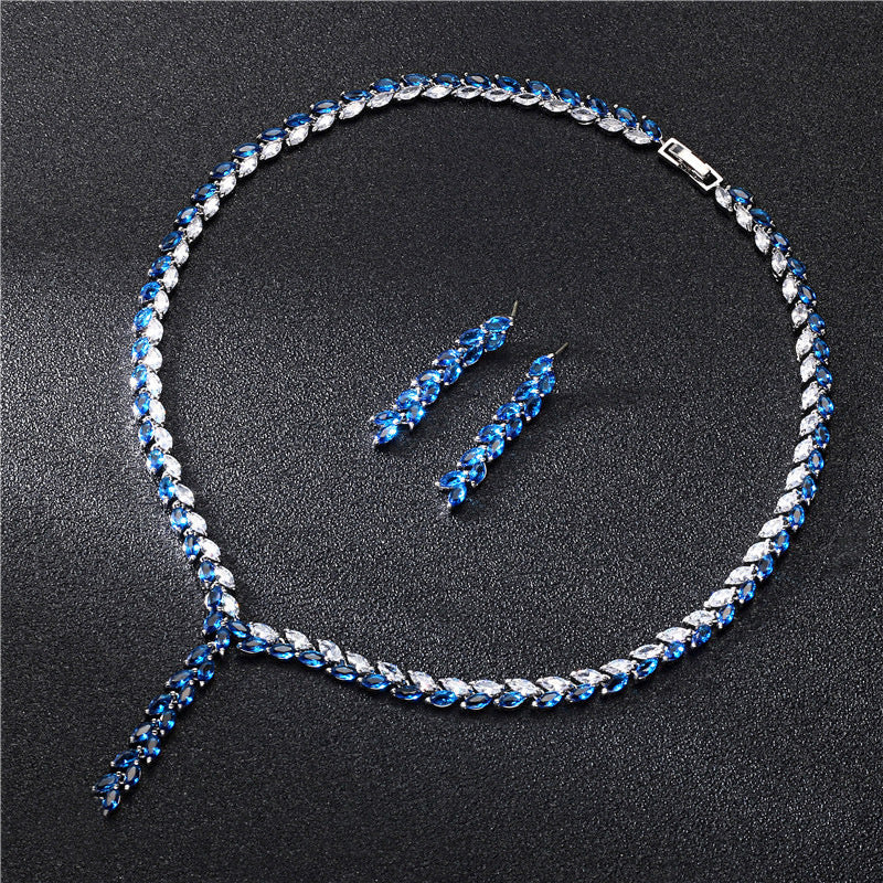 Parure de bijoux de mariage pour la mariée