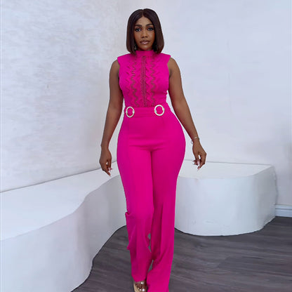 Damen-Set zweiteilig – ärmelloses Oberteil und Hose