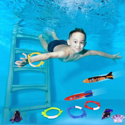Tauchspielzeug 20 Stück Schatzsuchspielzeug für Kinder Schwimmbad